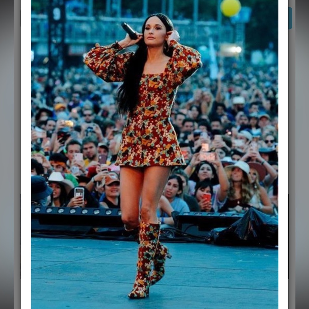 Staud Chandler Velvet Mini Dress - Picture 7 of 8